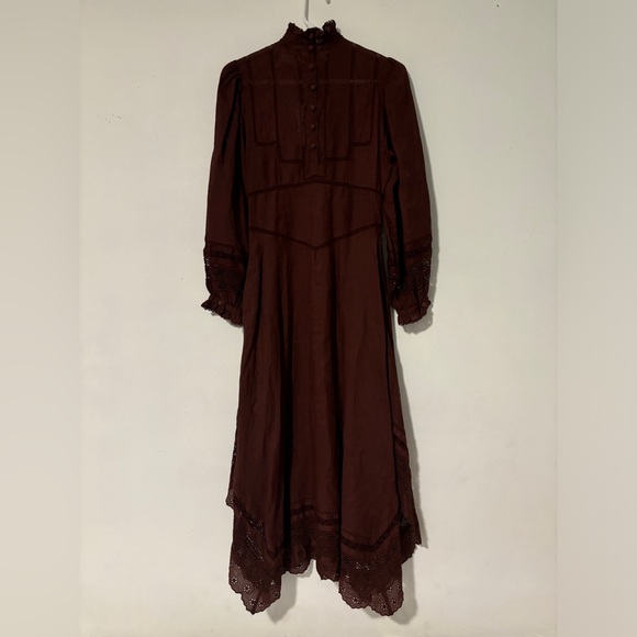 DOEN Dorielle Dress Antique Walnut Size XS - Picture 3 of 16
